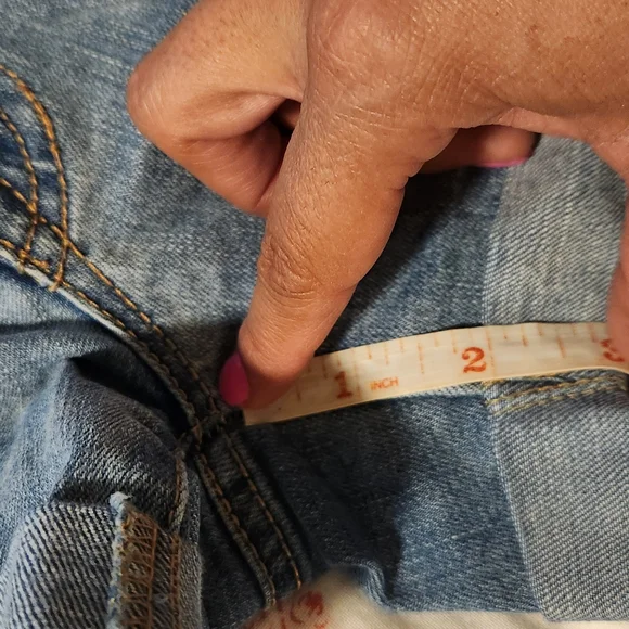 Dark Blue Women's Jeans - Picture 3 of 12